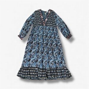 Channi Made In India Block-print Maxi Dress